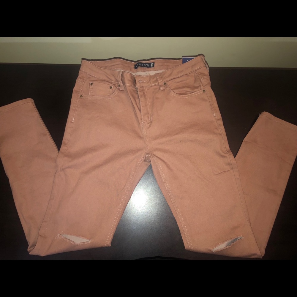 Pink High Rise Jeans